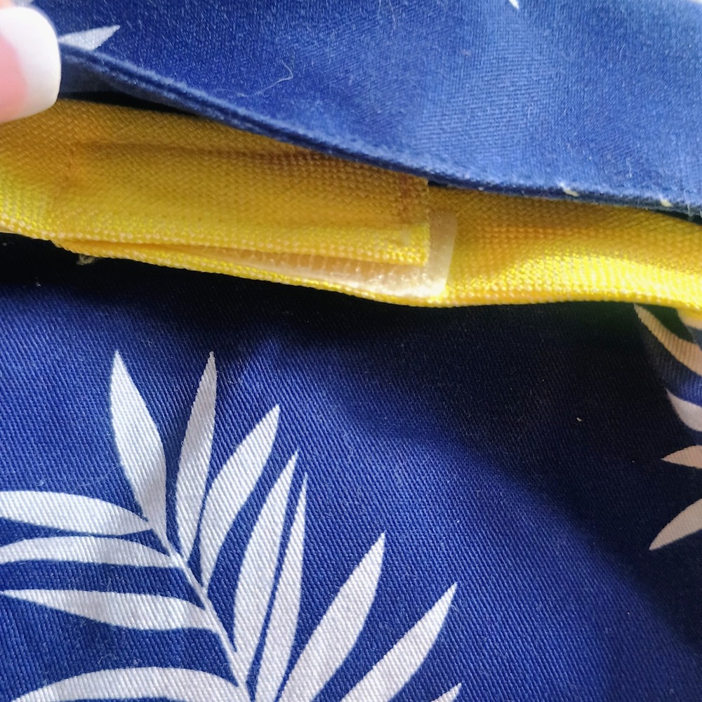 Tommy Hilfiger Boys Palm Leaf Button Down Navy 12M Yellow Bow Tie - Picture 6 of 7